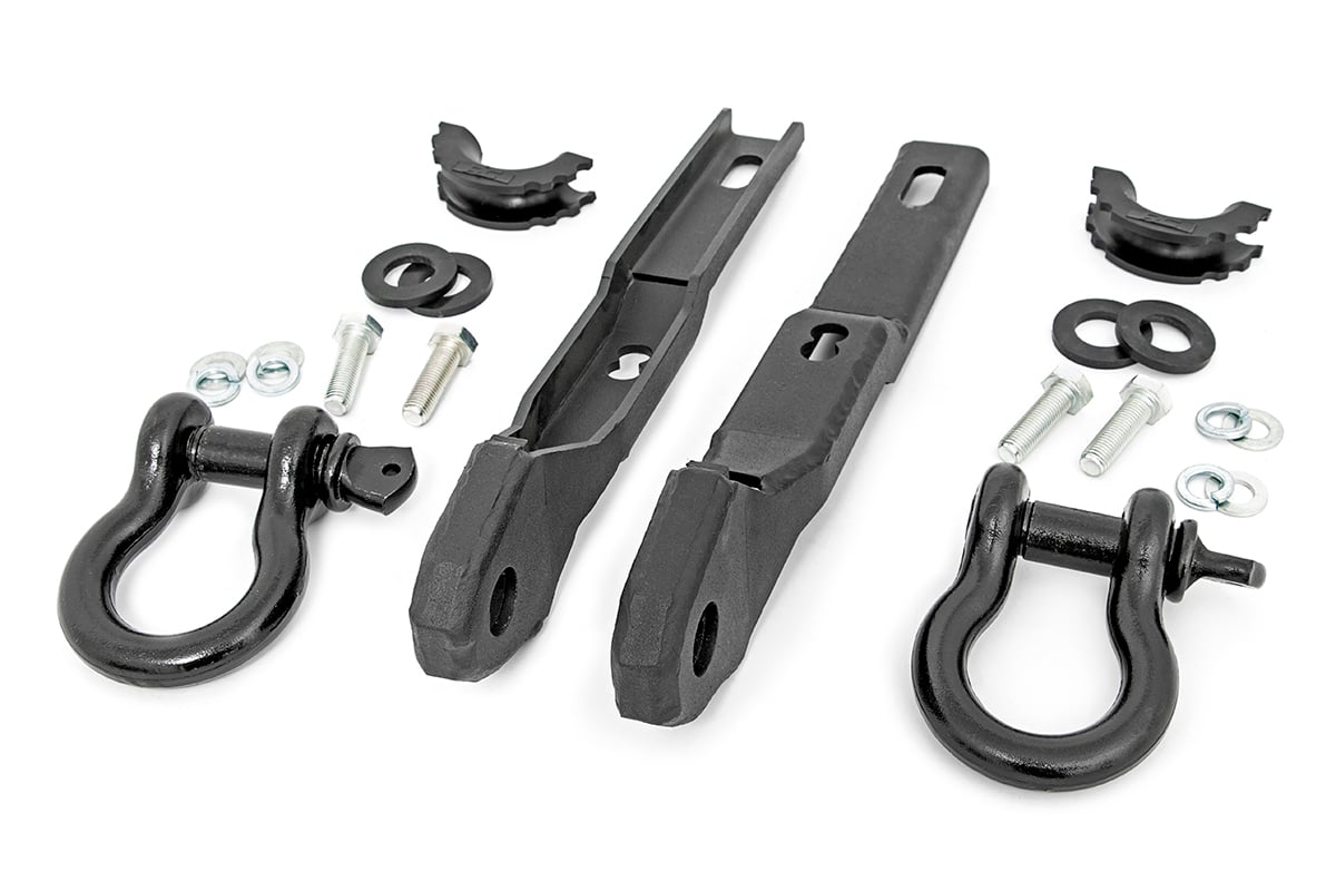Tow Hook Brackets | D-Ring Combo | Nissan Titan 2WD/4WD (2017-2024) | RS160