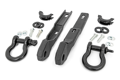 Tow Hook Brackets | D-Ring Combo | Nissan Titan 2WD/4WD (2017-2024) | RS160