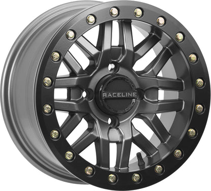 Raceline Ryno Beadlock Wheels + Maxxis Roxxzilla Tires (Mounted Kit)