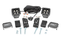 LED Light Kit | "A" Pillar Mount | 2" Black Pair | Amber DRL | Polaris RZR PRO XP  | 93079