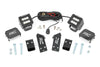 LED Light Kit | "A" Pillar Mount | 2" Black Pair | Spot | Polaris RZR PRO XP  | 93077
