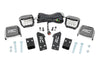 LED Light Kit | "A" Pillar Mount | 2" Chrome Pair | Wide Angle | Polaris RZR PRO XP  | 93078