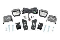 LED Light Kit | "A" Pillar Mount | 2" Chrome Pair | Wide Angle | Polaris RZR PRO XP  | 93078