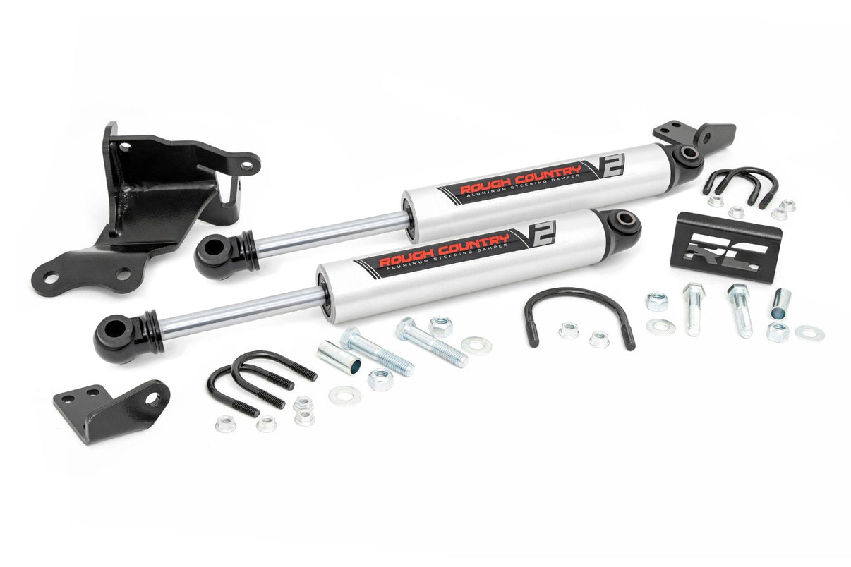 V2 Steering Stabilizer | Dual | 2.5-8 Inch Lift | Jeep Gladiator JT/Wrangler JL (18-25) | 8730470
