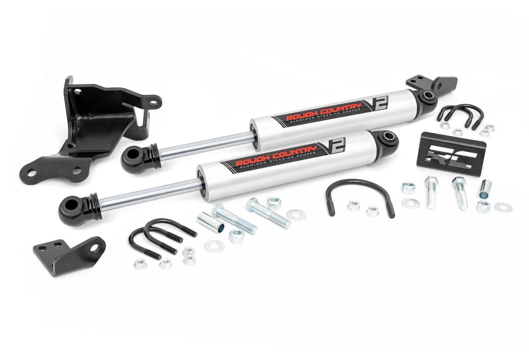 V2 Steering Stabilizer | Dual | 2.5-8 Inch Lift | Jeep Gladiator JT/Wrangler JL (18-25) | 8730470