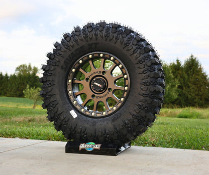 System 3 SB5 Beadlocks (Matte Black) on ITP Savage XT Tires – 4/156