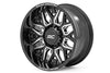 Rough Country 86 Series Wheel | One-Piece | Gloss Black | 20x10 | 6x5.5 | -18mm | 86201812
