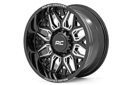 Rough Country 86 Series Wheel | One-Piece | Gloss Black | 20x10 | 6x135 | -19mm | 86201017