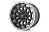 Rough Country 87 Series Wheel | Simulated Beadlock | Black/Machined | 17x8.5 | 6x5.5 | +0mm | 87170912B