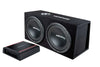 Dual SR 12" Ported Enc w/500w Amp