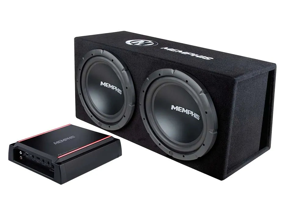 Dual SR 12" Ported Enc w/500w Amp