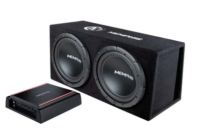 Dual SR 12" Ported Enc w/500w Amp