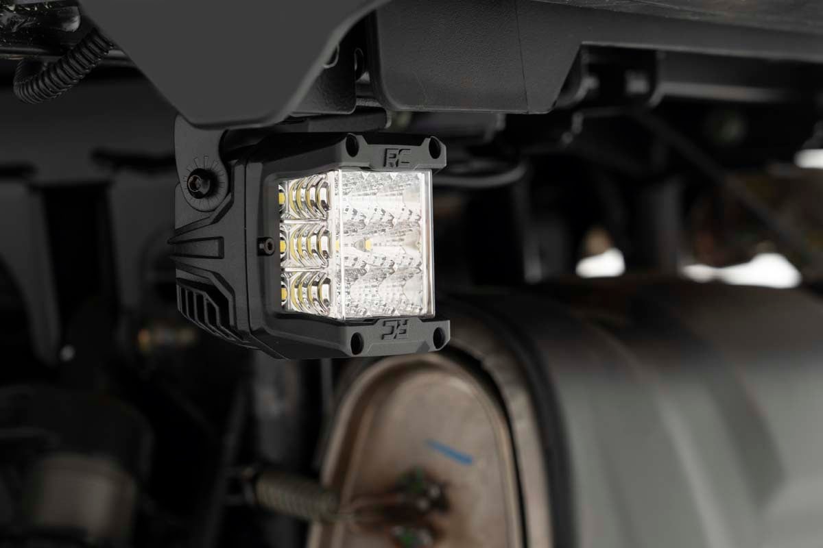 LED Light Kit | Under Bed Mount | 2" Chrome Pair | Wide Angle | Polaris General XP 4 1000  | 93032