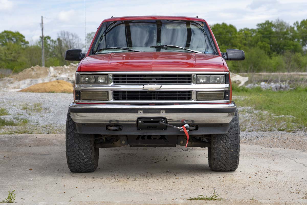 Hidden Winch Mounting Plate | Chevy C1500/K1500 Truck & SUV 4WD (1988-1999) | 11008