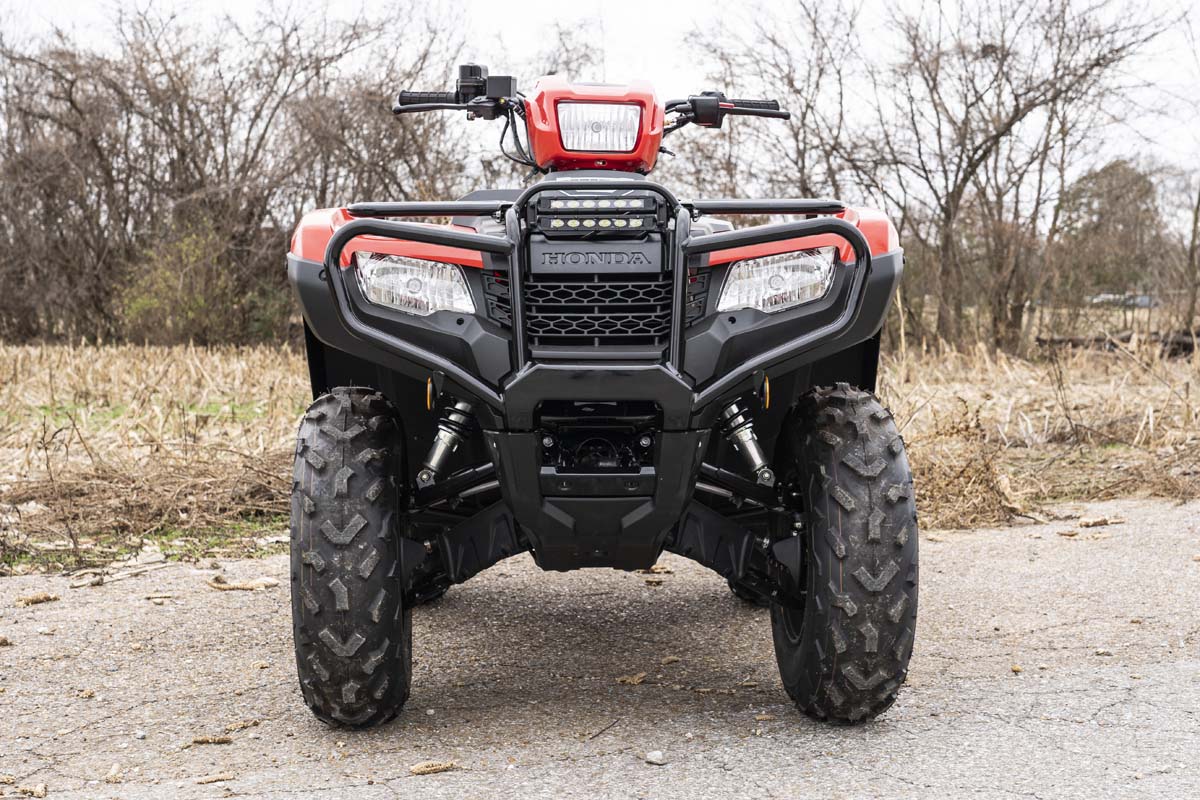 LED Light Kit | Bumper Mount | 6" Black Slimline Pair | Honda Foreman 500  | 92016