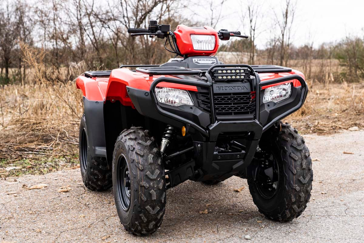 LED Light Kit | Bumper Mount | 6" Black Slimline Pair | Honda Foreman 500  | 92016