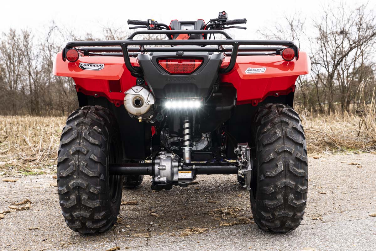 LED Light Kit | Rear Mount | 6" Black Slimline | Honda Foreman 500  | 92018
