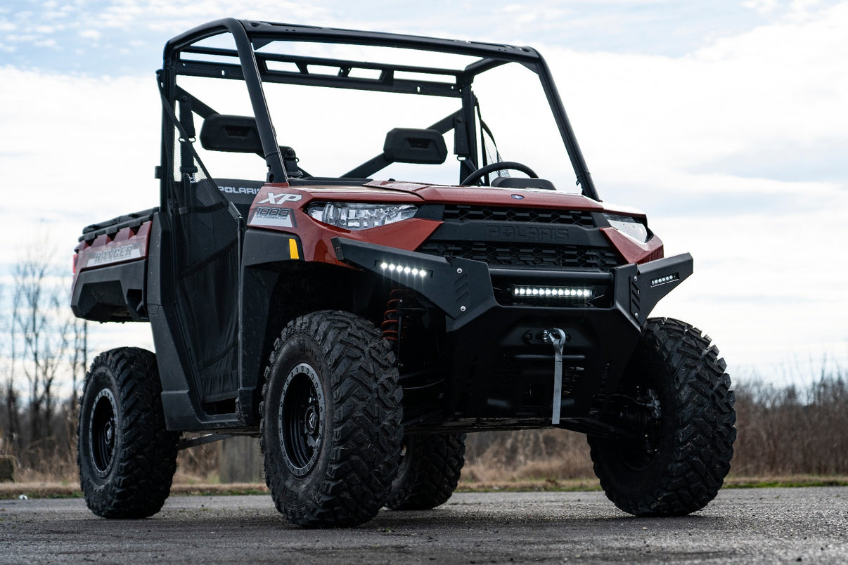 Bumper Wings | 6" Black Slimline LED Pair | Polaris Ranger 1000/Ranger XP 900/1000 | 93044
