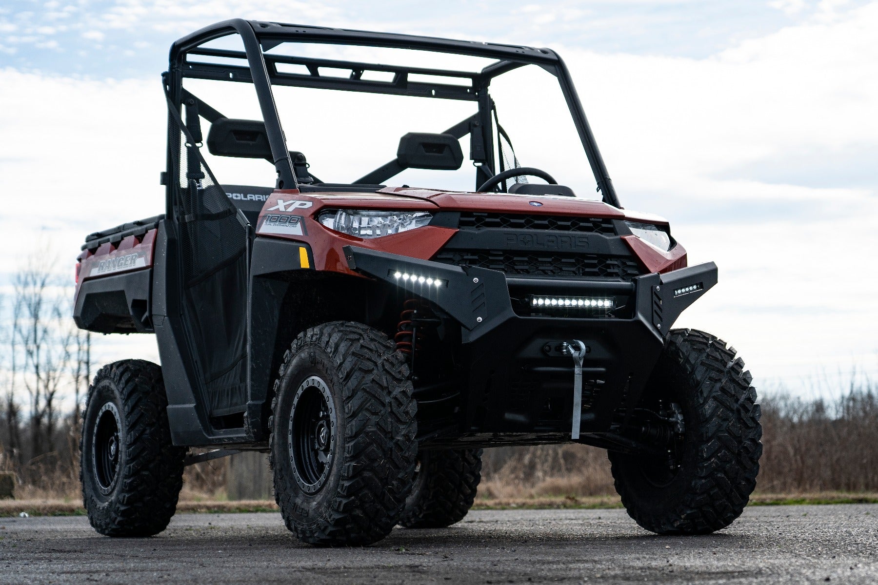 Bumper Wings | 6" Black Slimline LED Pair | Polaris Ranger 1000/Ranger XP 900/1000 | 93044