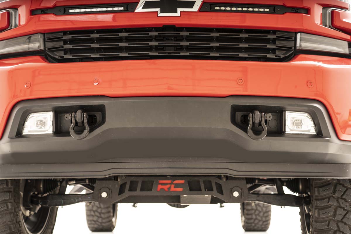 Tow Hook Brackets | Chevy Silverado 1500 2WD/4WD (2019-2025 & Classic) | RS147