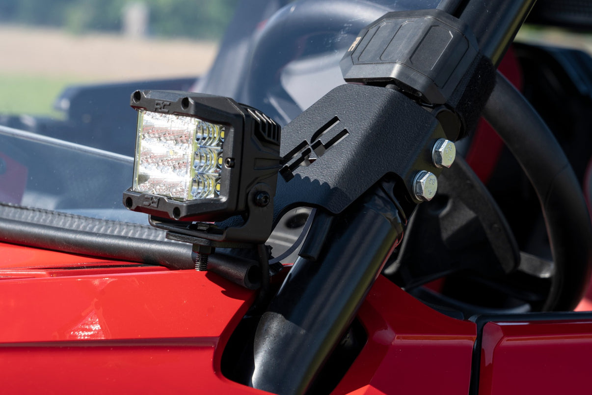 LED Light Kit | Cage Mount | 2" Black Pair | White DRL | Honda Talon 1000X  | 92034
