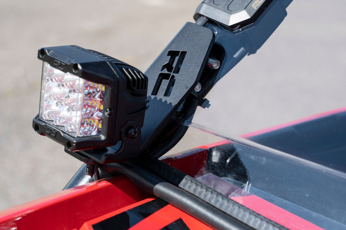 LED Light Kit | Cage Mount | 2" Black Pair | Honda Talon 1000X-4 | 92032