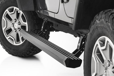 Rough Country | Power Running Boards | 4 Door | Jeep Wrangler Unlimited 2WD/4WD (2007-2018) | ESR610330