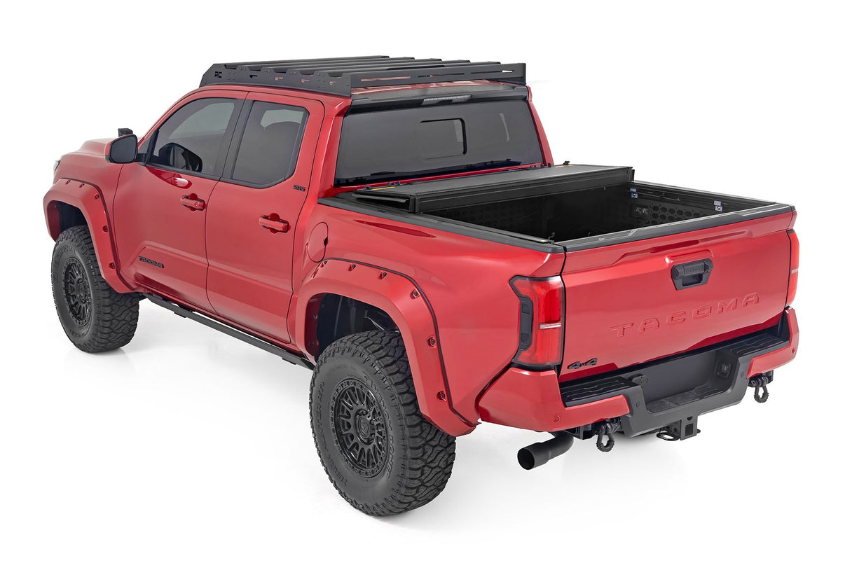 Hard Tri-Fold Flip Up Bed Cover | 5' Bed | Toyota Tacoma 2WD/4WD (2024-2025) | 49415551