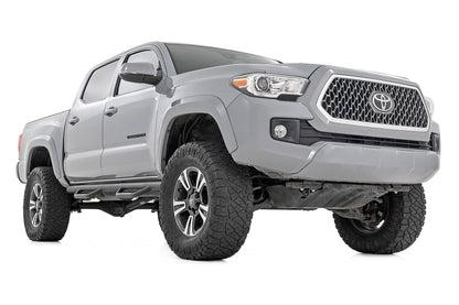 Rough Country | Nerf Steps | Cab Length | Crew Cab | 5' Bed | Toyota Tacoma 2WD/4WD (05-23) | RCT0580CCB