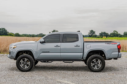 Rough Country | Nerf Steps | Cab Length | Crew Cab | 5' Bed | Toyota Tacoma 2WD/4WD (05-23) | RCT0580CCB