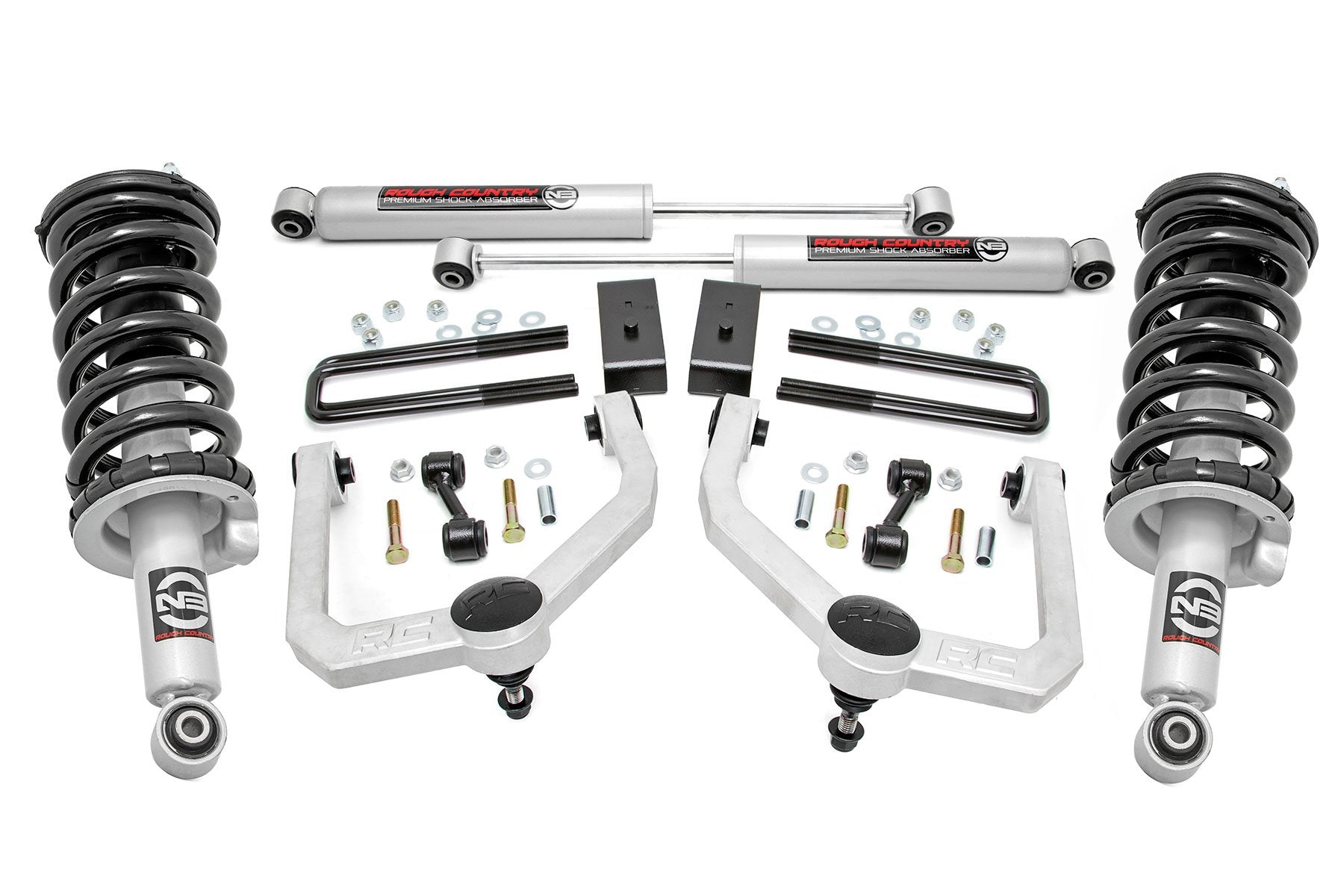 3 Inch Lift Kit | N3 Struts & Shocks | Nissan Titan 4WD (2017-2024) | 83431