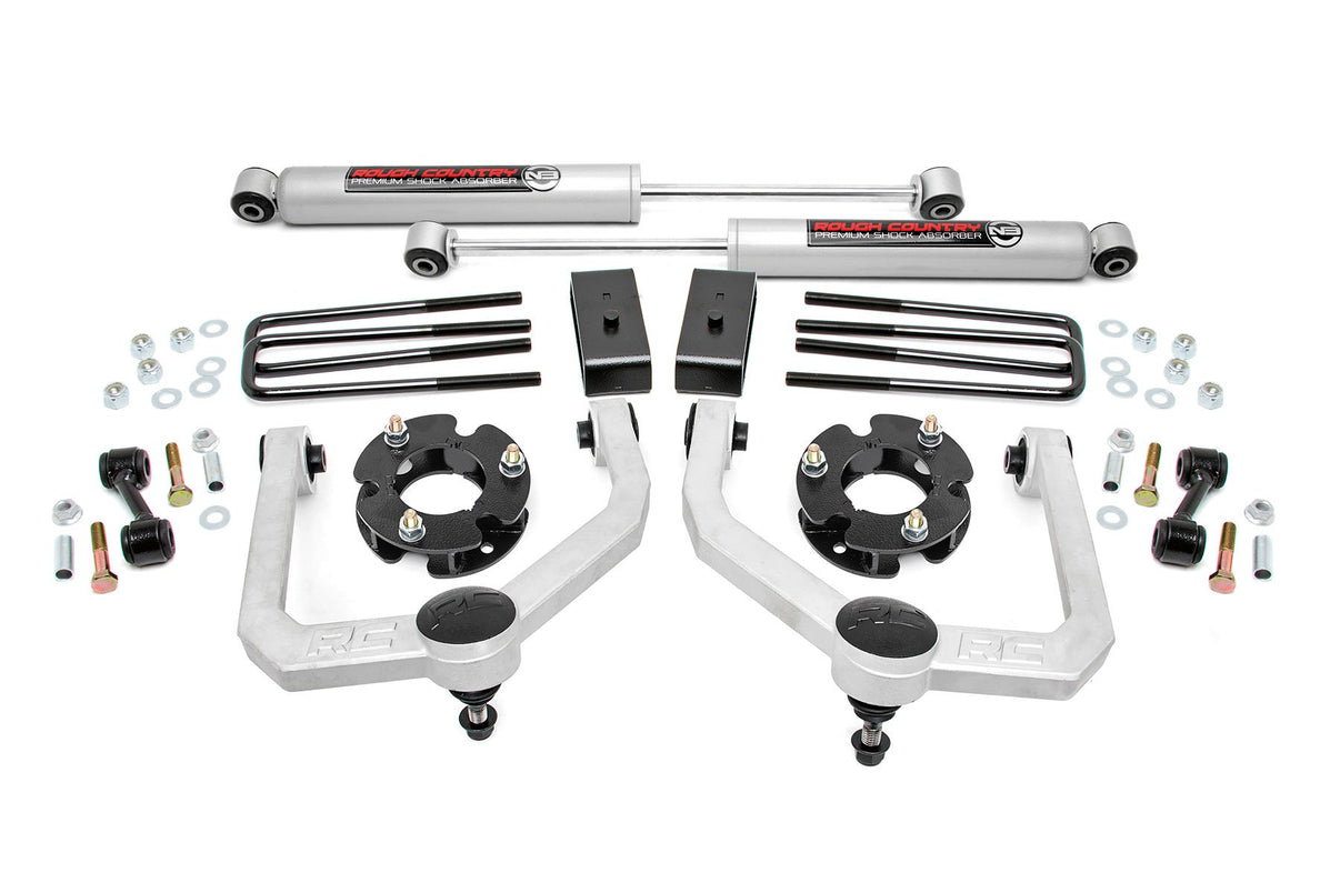 3 Inch Lift Kit | N3 Shocks | Nissan Titan 2WD/4WD (2004-2024) | 83430