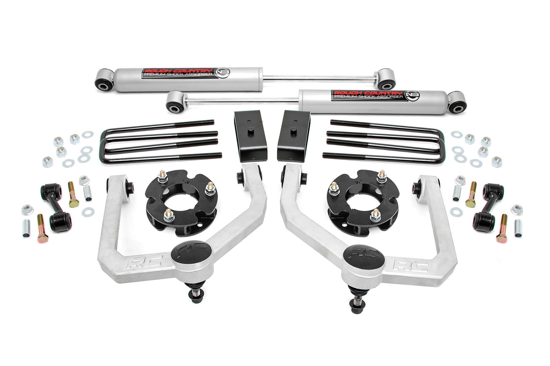 3 Inch Lift Kit | N3 Shocks | Nissan Titan 2WD/4WD (2004-2024) | 83430