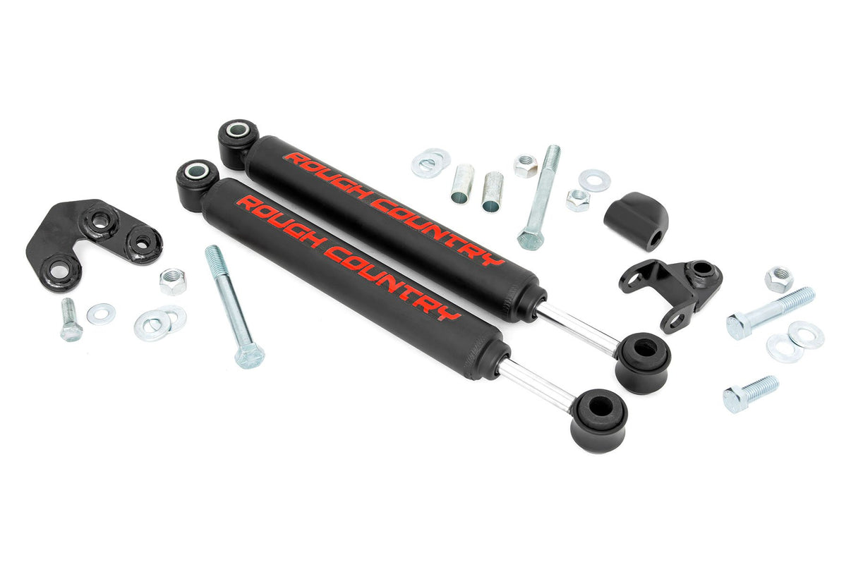 Dual Steering Stabilizer | 2.5-6.5 Inch Lift | Jeep Cherokee XJ/Comanche MJ/Wrangler TJ  | 87308