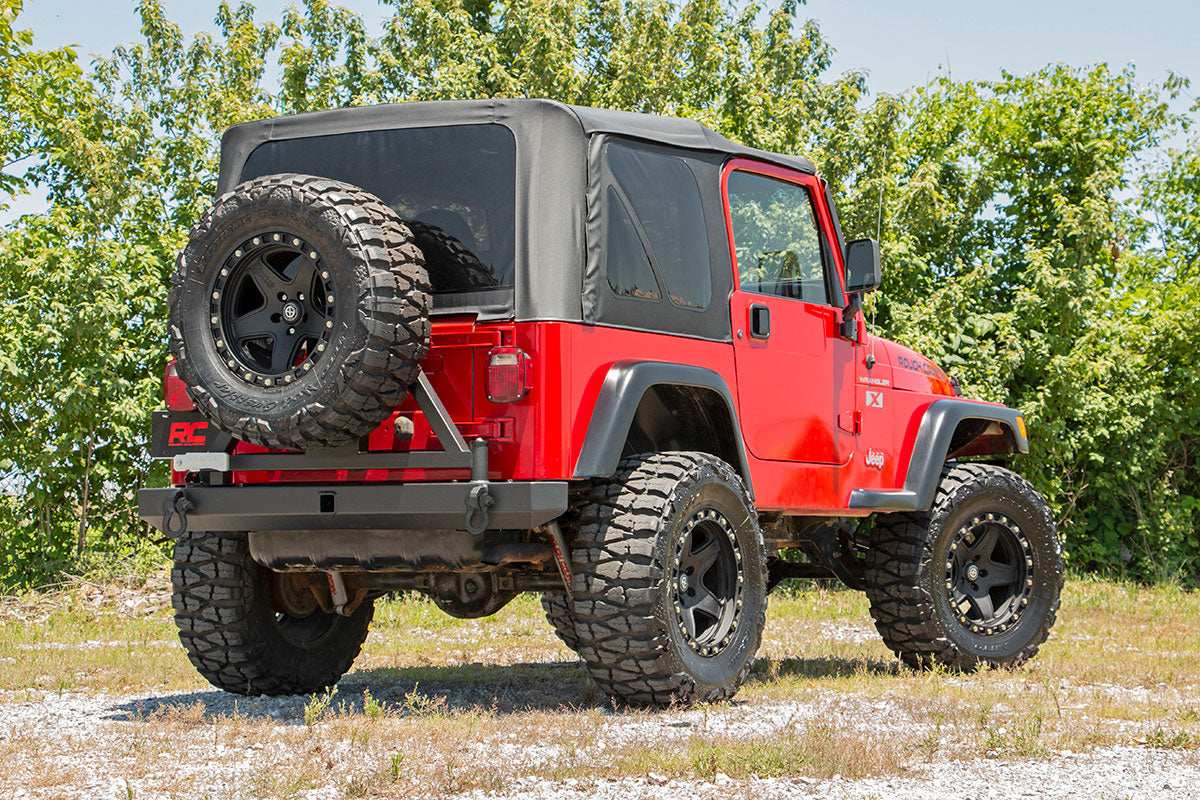 Rear Bumper | Tire Carrier | Jeep Wrangler TJ (97-06)/Wrangler Unlimited (04-06)  | 10592A