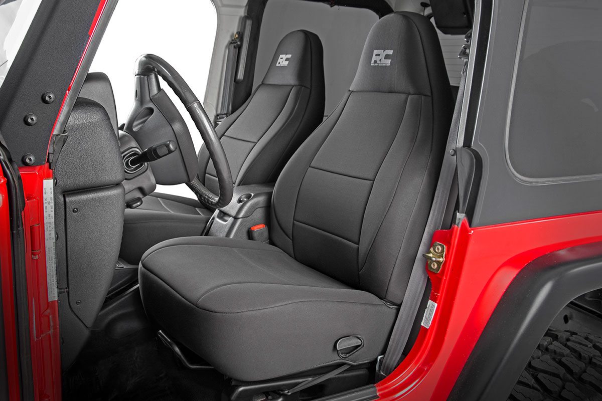 Seat Covers | Front and Rear | Jeep Wrangler TJ (03-06)/Wrangler Unlimited (04-06)  | 91001