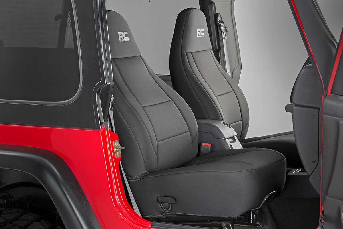 Seat Covers | Front and Rear | Jeep Wrangler TJ (03-06)/Wrangler Unlimited (04-06)  | 91001
