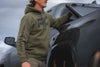 Rough Country | Rough Country Hoodie | RC Topographical Sleeve | Army Green | LG | 94096LG