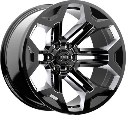 Rough Country | Torque Pulse | Gloss Black | 20x9 | 6x5.5 | -12mm | TW405C-20908333-12