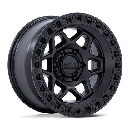 KMC Torx Matte Black beadlock on System 3 XTR370 | 6/5.5