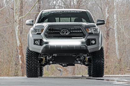 LED Light Kit | Lower Grille Mount | 30" Black Single Row | Toyota Tacoma (16-23) | 70668