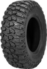 Metal FX Delta Beadlock Wheels (Black Contrast Cut) on Sedona Trail Saw Tires – UTV Wheel & Tire Kit