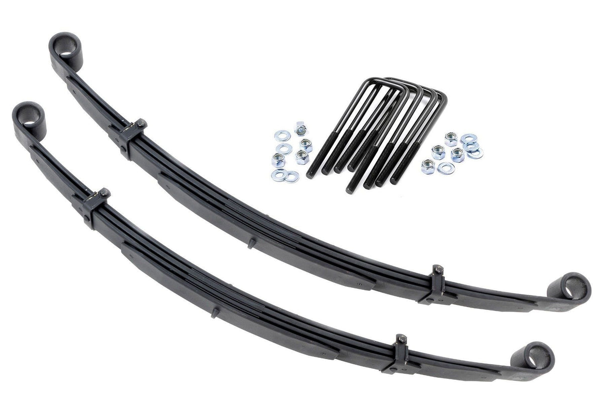 Front Leaf Springs | 4" Lift | Pair | Ford F-250 4WD (1980-1997) | 8044Kit