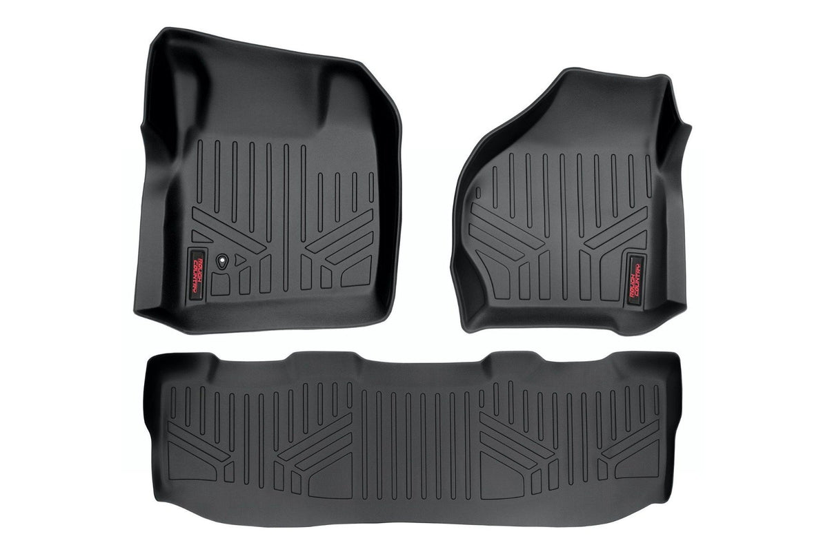Floor Mats | FR & RR | Crew Cab | Ford F-250/F-350 Super Duty 2WD/4WD (99-07) | M-52002