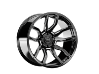 Rough Country | Torque Impact | Gloss Black w/Milled Accents | 20x9 | 6x5.5 | -12mm | TW403C-20908333-12