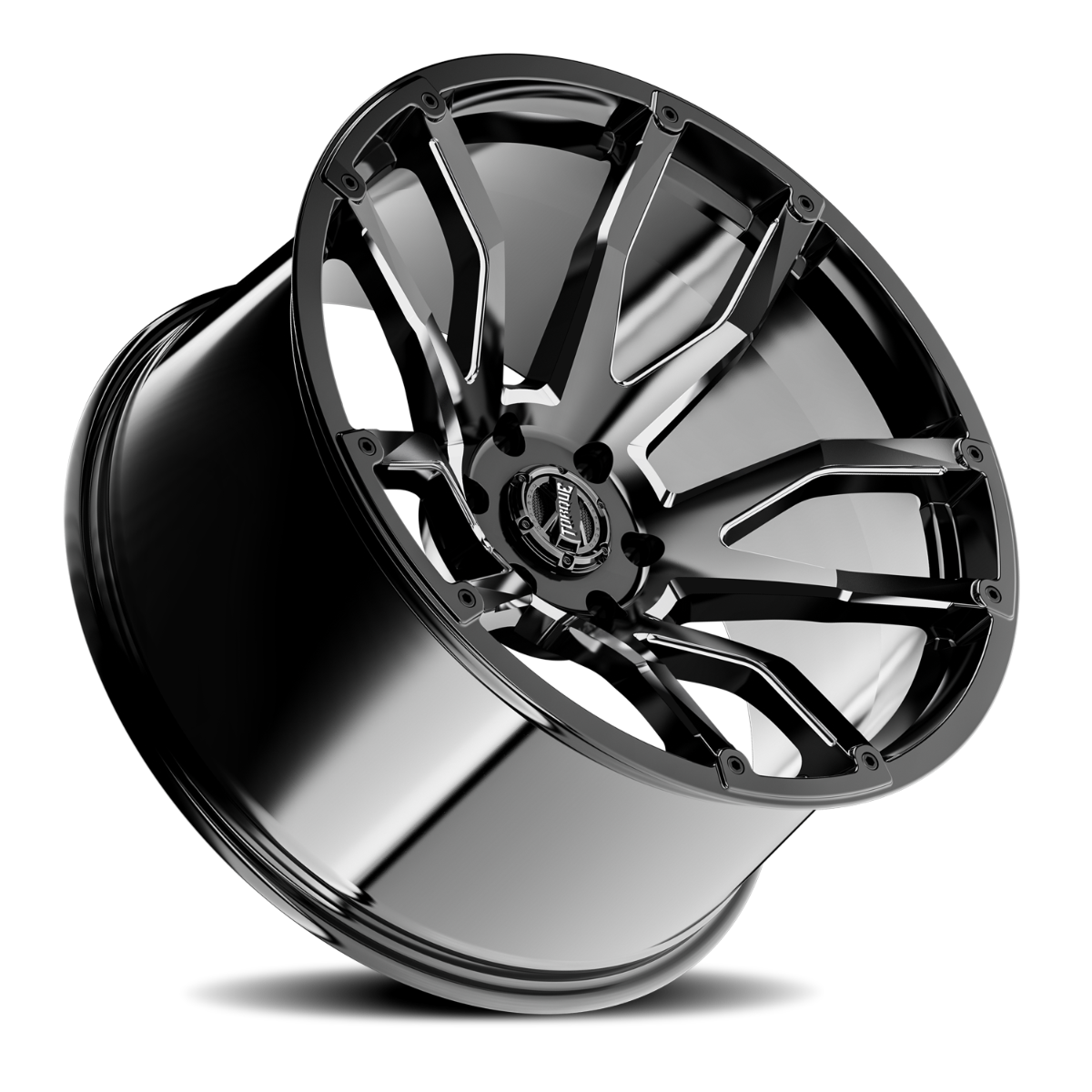 Torque Impact | Gloss Black w/Milled Accents | 20x9 | 8x180 | 0mm | TW403C-2090983300
