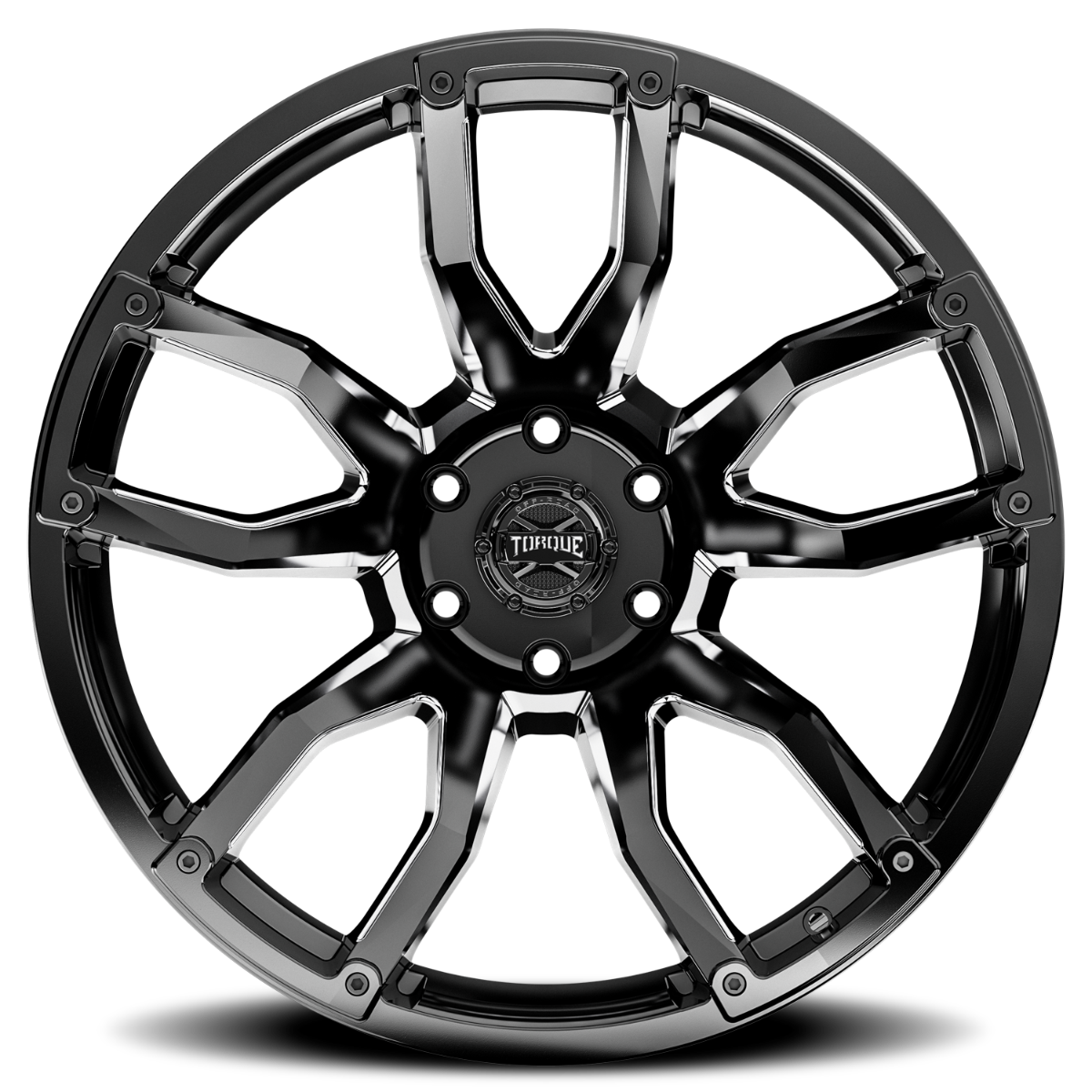 Torque Impact | Gloss Black w/Milled Accents | 20x9 | 8x180 | 0mm | TW403C-2090983300
