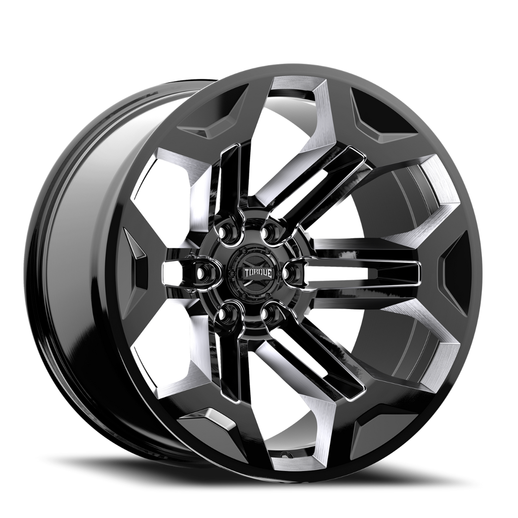 Rough Country | Torque Pulse | Gloss Black | 20x9 | 6x5.5 | -12mm | TW405C-20908333-12
