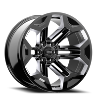 Rough Country | Torque Pulse | Gloss Black | 20x9 | 6x5.5 | -12mm | TW405C-20908333-12