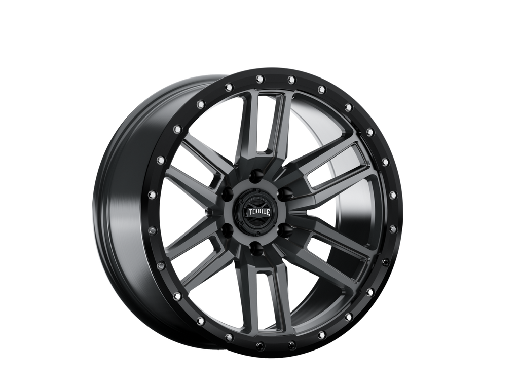 Torque Pritchett | Anthracite w/Black Lip | 17x9 | 6x5.5 | 0mm | TW411C-1790761200